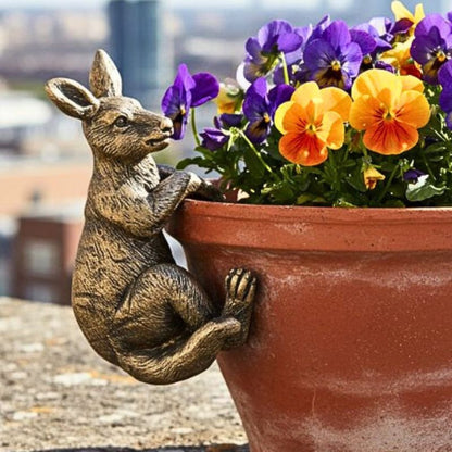 Polyresin Kangaroo Pot Hanger 10cm | Australian Animal Planter Decoration
