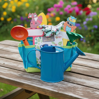8 Piece Kids Tool Set With Bag - Blue - Oldboy&