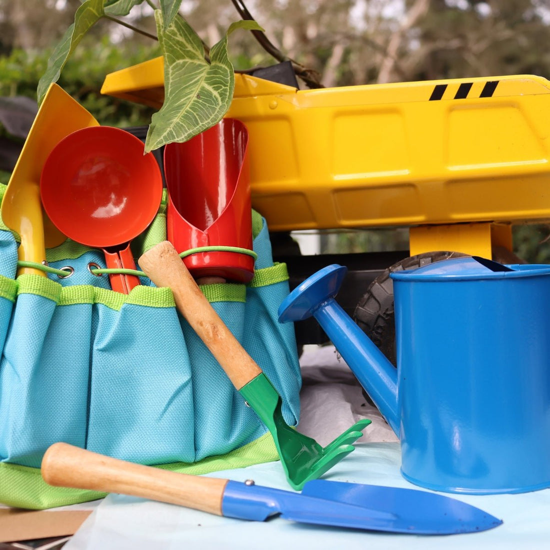 8 Piece Kids Tool Set With Bag - Blue - Oldboy&