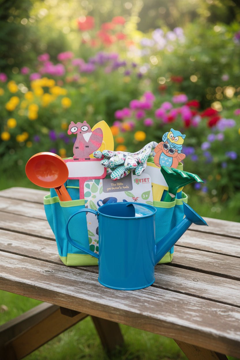8 Piece Kids Tool Set With Bag - Blue - Oldboy&