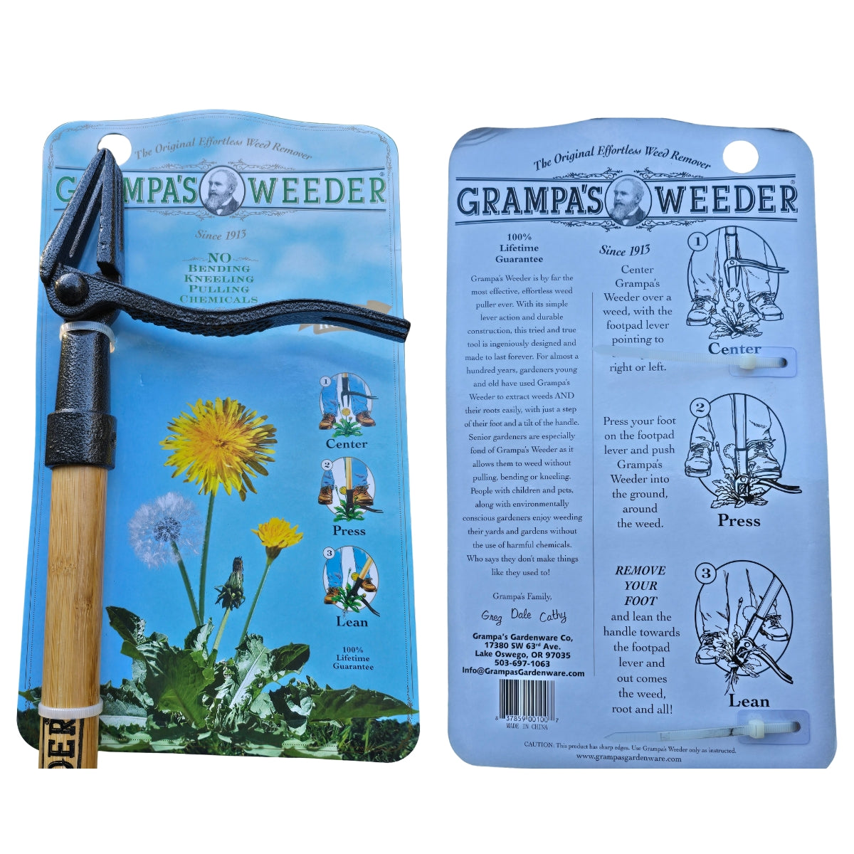 Grampa’s Weeder Original Stand-Up Weed Remover | GD640