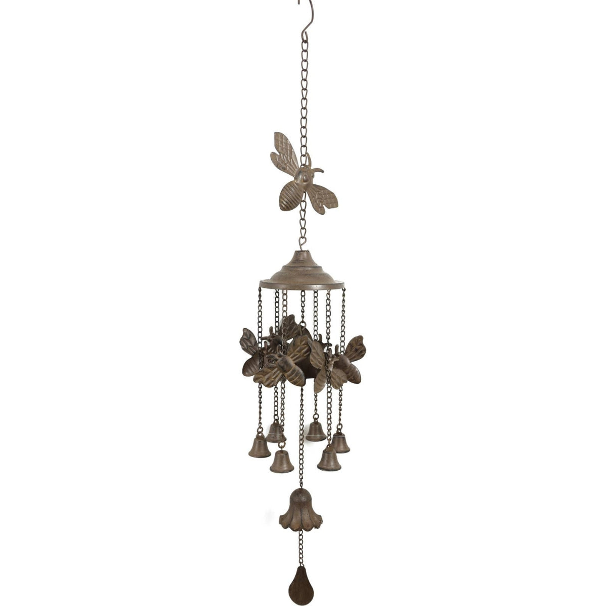 85cm Cast Iron Bee Wind Chime
