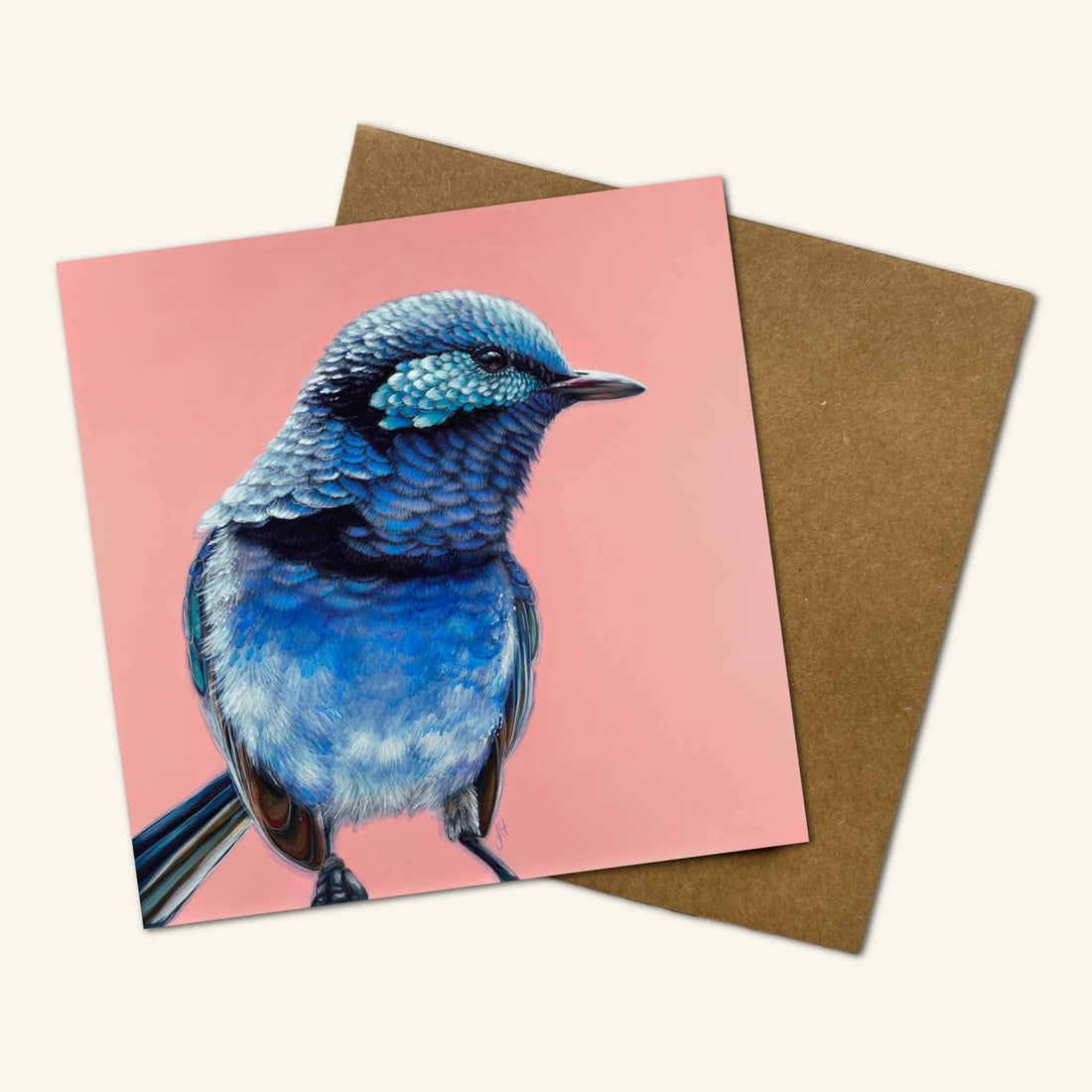 Arlo the Splendid Fairy Wren Greeting Card - Oldboy&