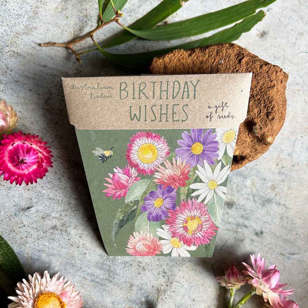 Birthday Wishes Gift of Seeds (Australia Only) - Oldboy&