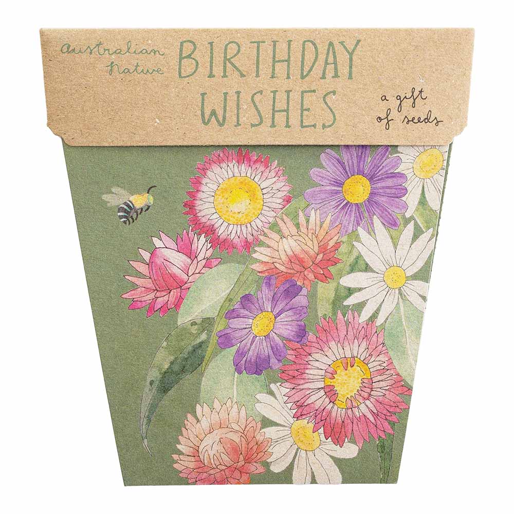 Birthday Wishes Gift of Seeds (Australia Only) - Oldboy&