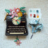 "Black Vintage Writer" Clock | Unique Hand - Painted Clock With Pendulum - Oldboy&