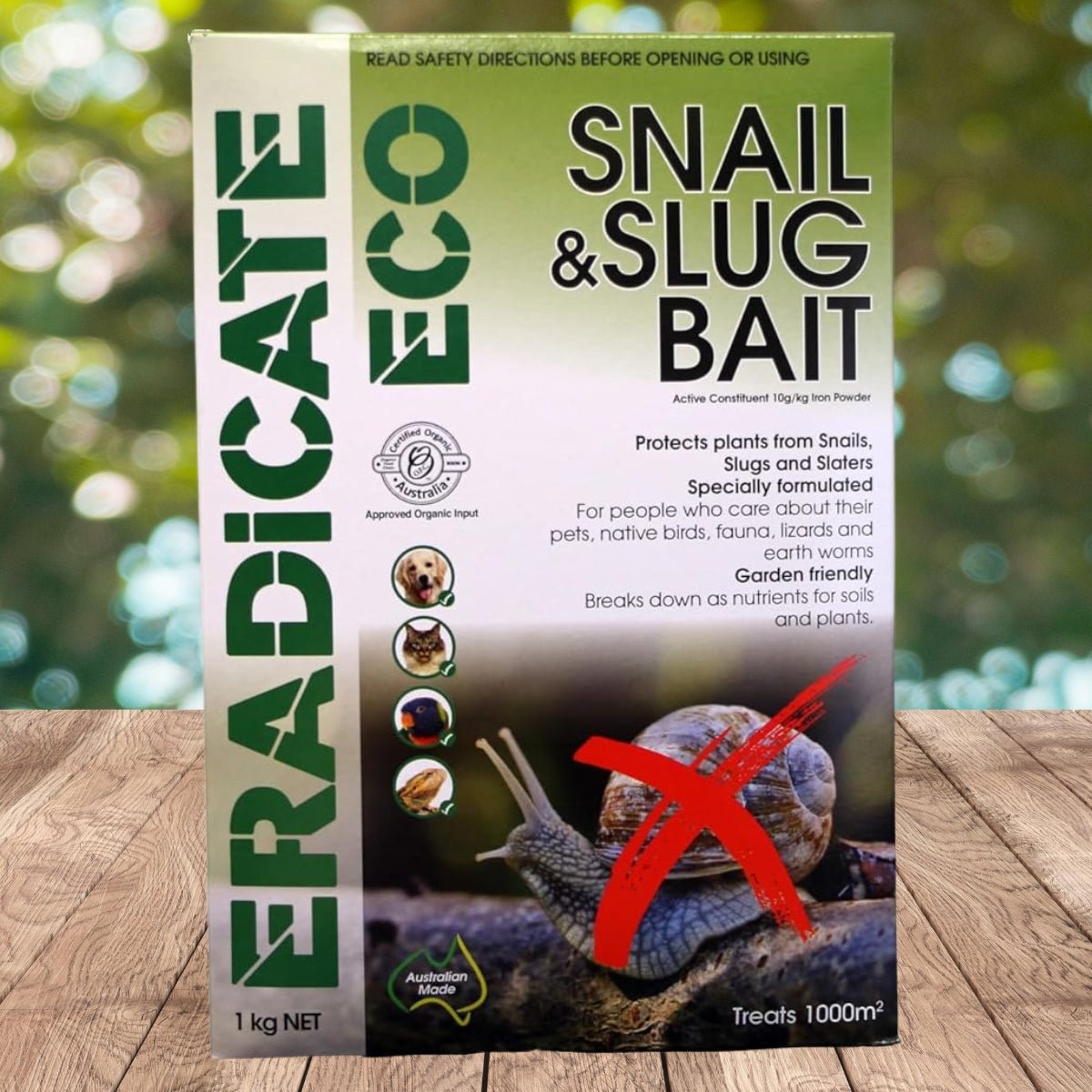 Eradicate | Eco Snail &amp; Slug Bait 1kg - Oldboy&