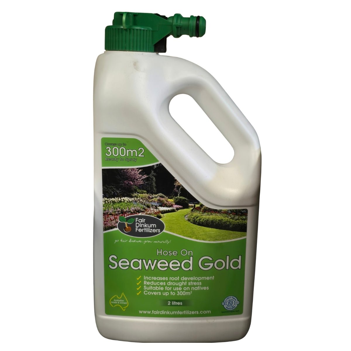 Fair Dinkum Seaweed Gold 2L Hose-On | Ready-to-Use Liquid Seaweed - Oldboy&