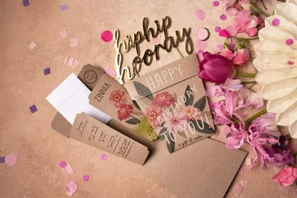 Happy Birthday Zinnia Gift of Seeds – A Blooming Celebration 🎉🌸 - Oldboy&