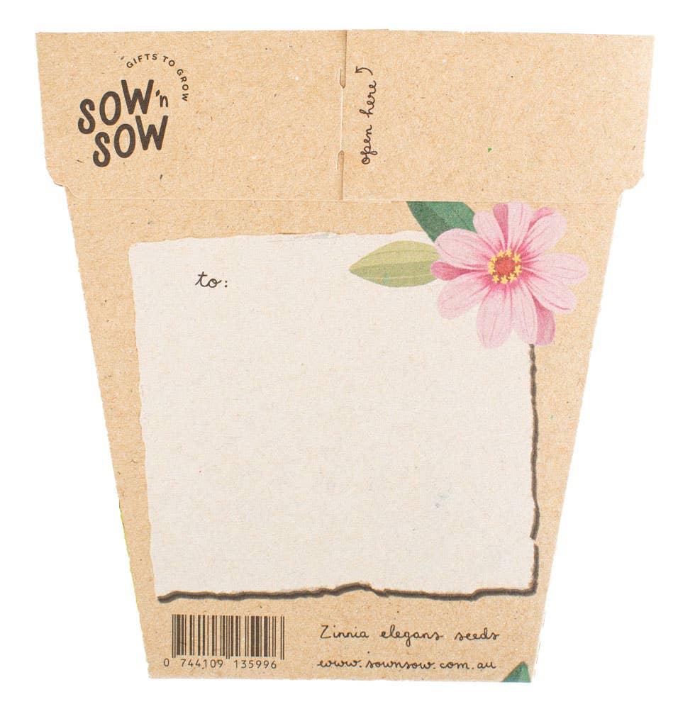 Happy Birthday Zinnia Gift of Seeds – A Blooming Celebration 🎉🌸 - Oldboy&