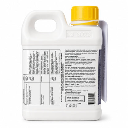 Kendon KnockOut 360 Glyphosate 360g/L | Broad-Spectrum Systemic Herbicide for Grass &amp; Broadleaf Weed Control - Oldboy&