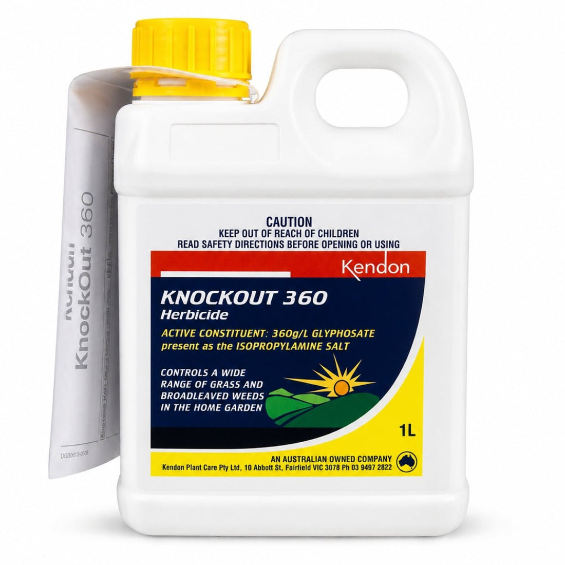 Kendon KnockOut 360 Glyphosate 360g/L | Broad-Spectrum Systemic Herbicide for Grass &amp; Broadleaf Weed Control - Oldboy&