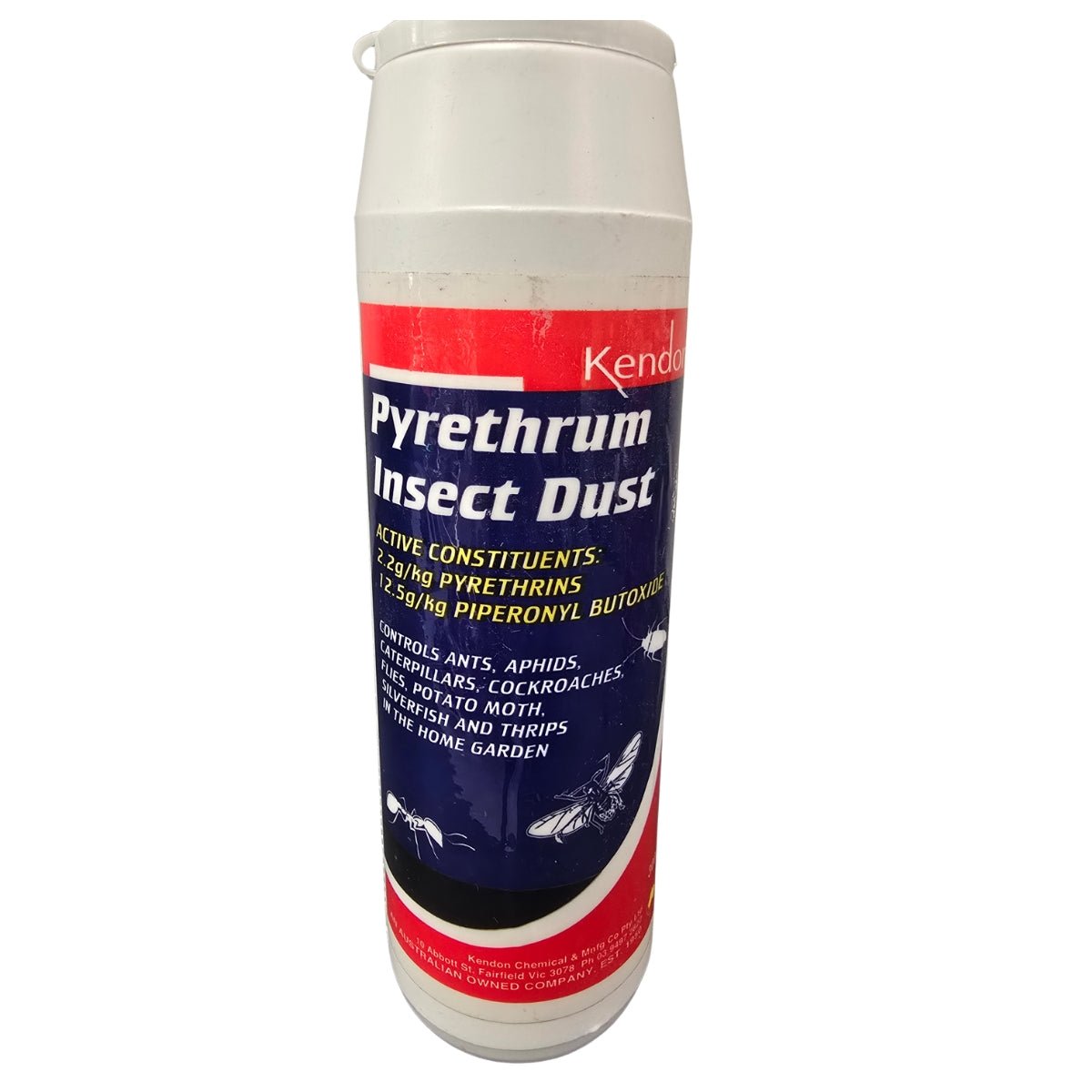 Kendon Pyrethrum Insect Dust 300g | Ready-to-Use Garden &amp; Household Pest Control Dust for Ants, Aphids, Caterpillars, Cockroaches, Silverfish, Thrips &amp; Flies - Oldboy&