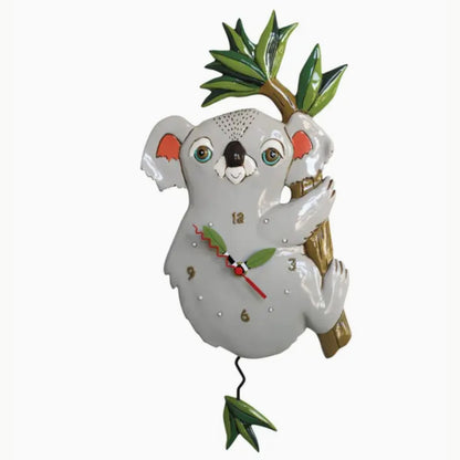 &quot;Koolah Koala&quot; Clock | Hand - Painted Nature - Inspired Wall Clock - Oldboy&