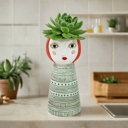 Lady Blush Planter - Vase - Handcrafted Polyresin Decor - Oldboy&
