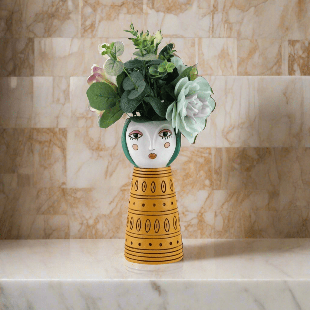 Lady Emerald Planter - Vase - Handcrafted Polyresin Decor - Oldboy&