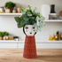 Lady Orange Planter - Vase - Handcrafted Polyresin Decor with Drainage - Oldboy&