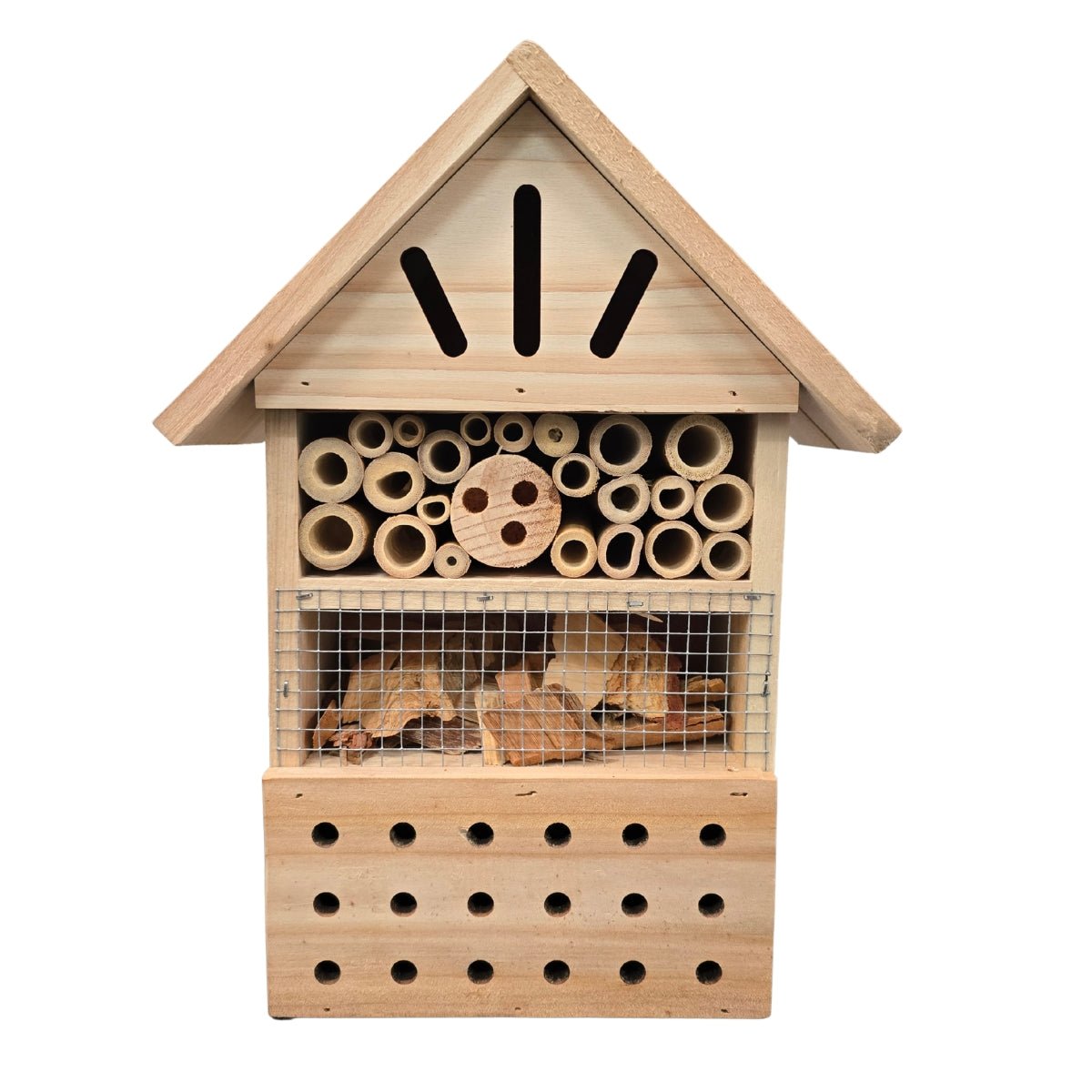 Medium Insect Hotel – FSC Natural Pine Beneficial Bug House - Oldboy&