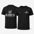 Oldboy’s Flowers Logo T-Shirt | Black Gildan Softstyle Midweight Tee - Oldboy&
