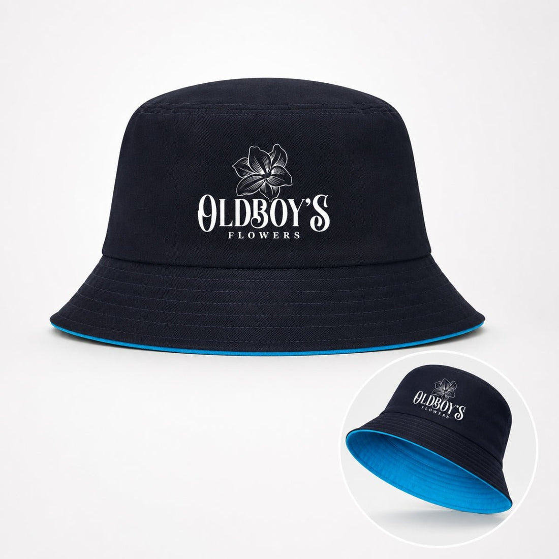 Oldboy’s Flowers Reversible Bucket Hat | Cotton Sun Hat - Oldboy&