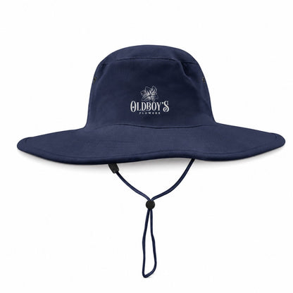 Oldboy’s Flowers Wide Brim Hat | Cotton Twill Garden Sun Hat - Oldboy&