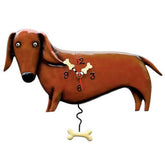 "Oscar" Dachshund Clock | Hand-Painted Nature-Inspired Wall Clock - Oldboy&