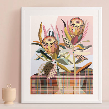 Paint by Numbers - Two Proteas - Oldboy&