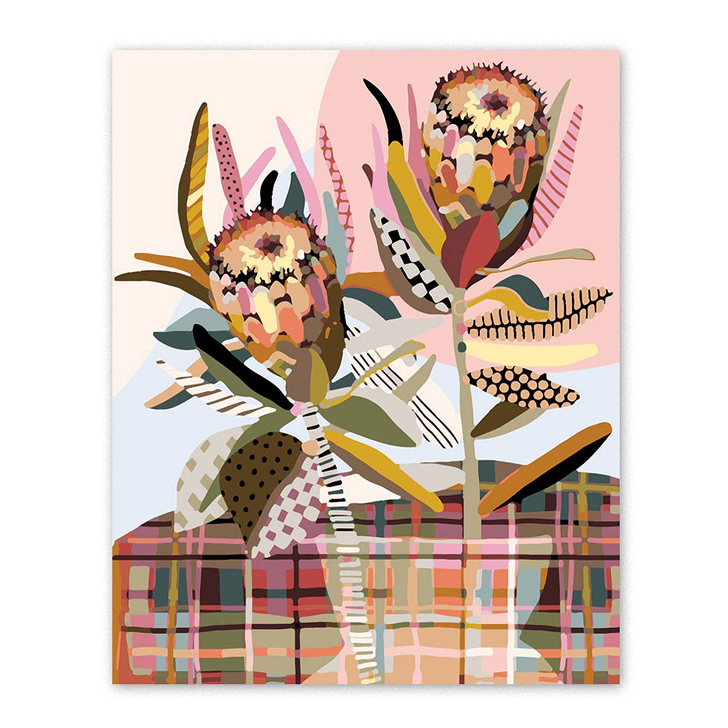 Paint by Numbers - Two Proteas - Oldboy&