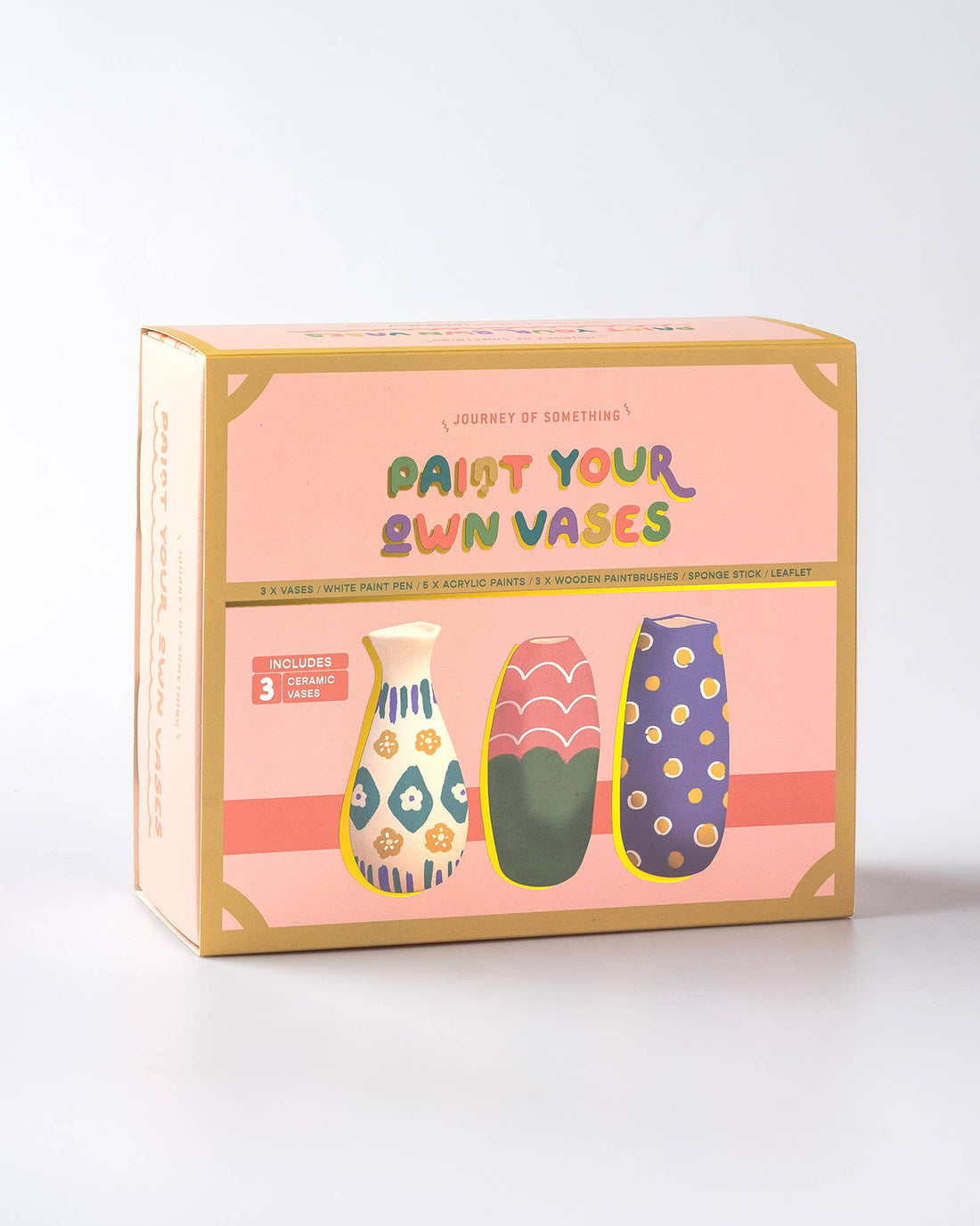 Paint Your Own Vases - DIY Ceramic Vase Painting Kit - Oldboy&