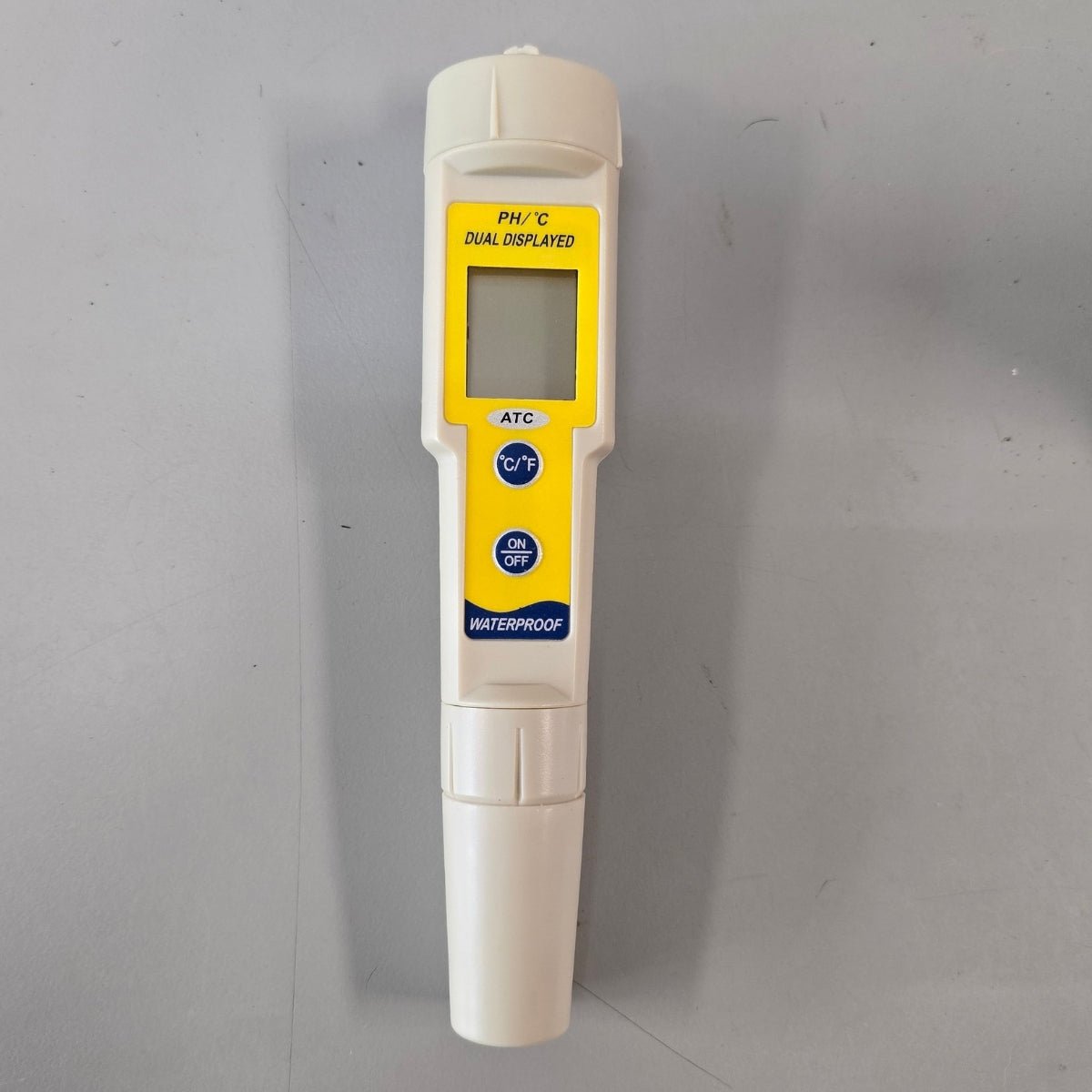 PH‑035 Waterproof pH &amp; Temperature Meter &amp; Tester – Digital Dual Display, 0.00–14.00 pH Range, ATC, Replaceable Electrode – For Soil, Hydroponics, Aquarium, Pool &amp; Lab Use - Oldboy&