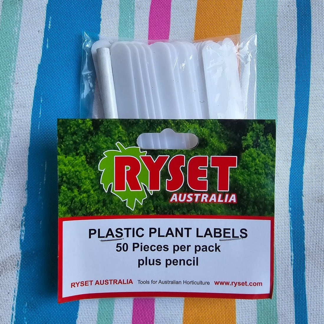 Plastic Plant Labels - 50 Piece Pack + Pencil - Oldboy&