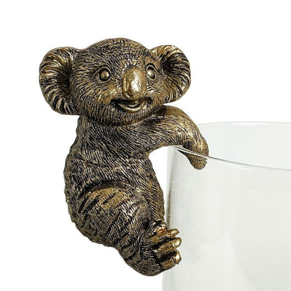 Polyresin Koala Pot Hanger 9cm | Australian Animal Pot Décor - Oldboy&