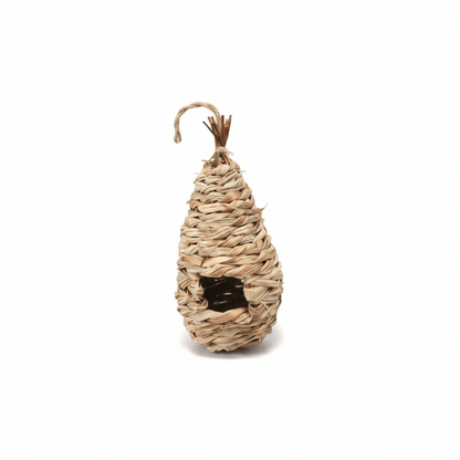 Roosting Pocket Nest GPM620 – Hand - Woven Reed Grass Hanging Bird Shelter - Oldboy&