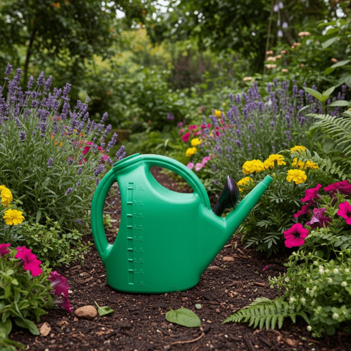 Ryset 9L Watering Can GD303 | UV-Stabilised Green Plastic Garden Watering Can - Oldboy&