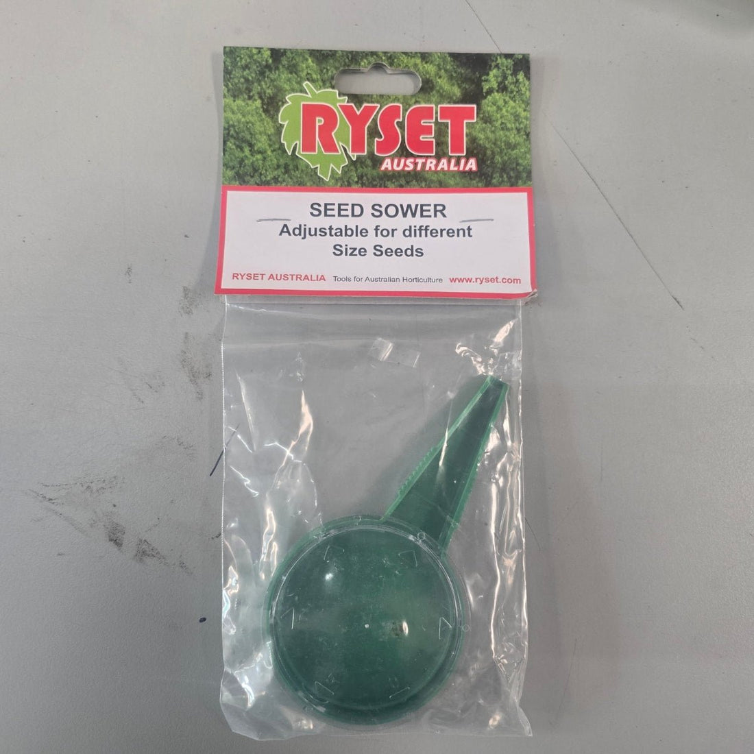 Ryset Seed Sower – Adjustable for Different Size Seeds - Oldboy&