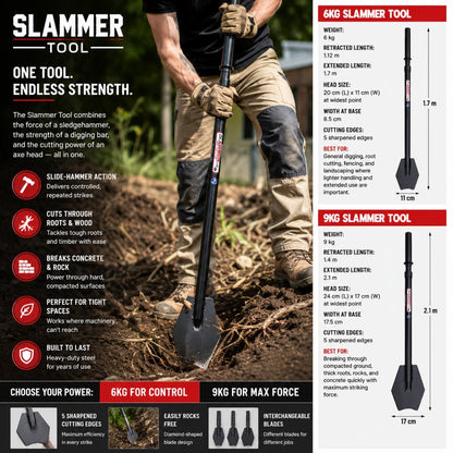 Slammer Tool – Multi‑Purpose Manual Digging Tool - Oldboy&