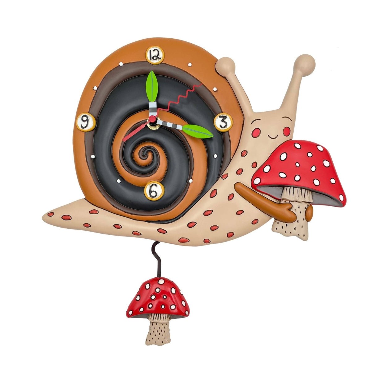 "Slow and Steady Snail" Clock | Hand - Painted Vintage - Inspired Wall Clock - Oldboy&