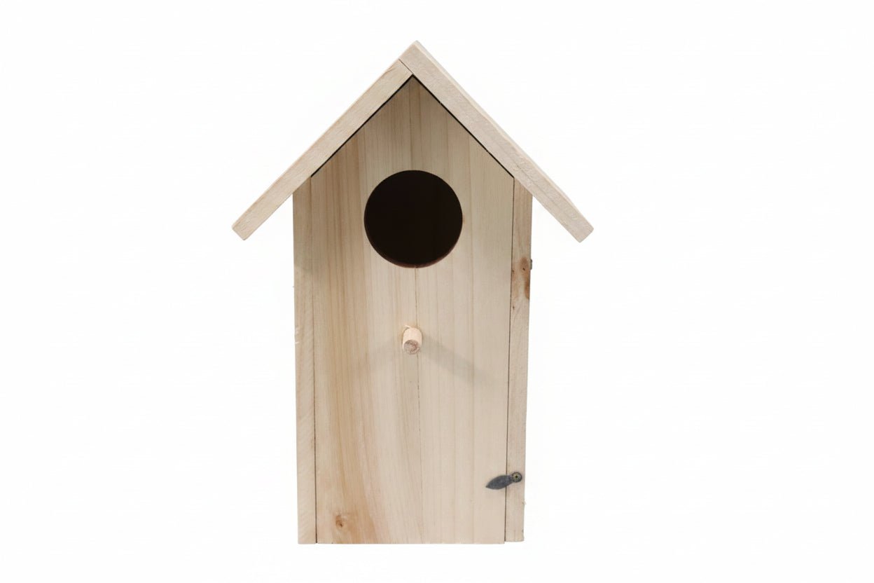 Small Bird Nesting Box GPM630 – Natural Pine Native Bird Nest Box with Opening Front - Oldboy&