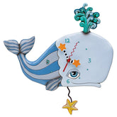 "Spouting Off" Clock | Hand - Painted Nature - Inspired Wall Clock - Oldboy&