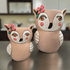 Sweet Owl Planter – Hand‑Painted Polyresin Cat/Owl Planter with Drainage - Oldboy&