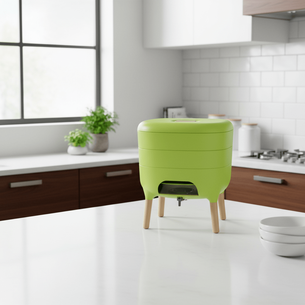 Vermicomposter Smart Kitchen Bio Waste Processing | Indoor Worm Farm Composter - Oldboy&