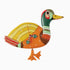 “Waddles” Duck Wall Clock – Hand‑Painted Stone Resin with Pendulum - Oldboy&