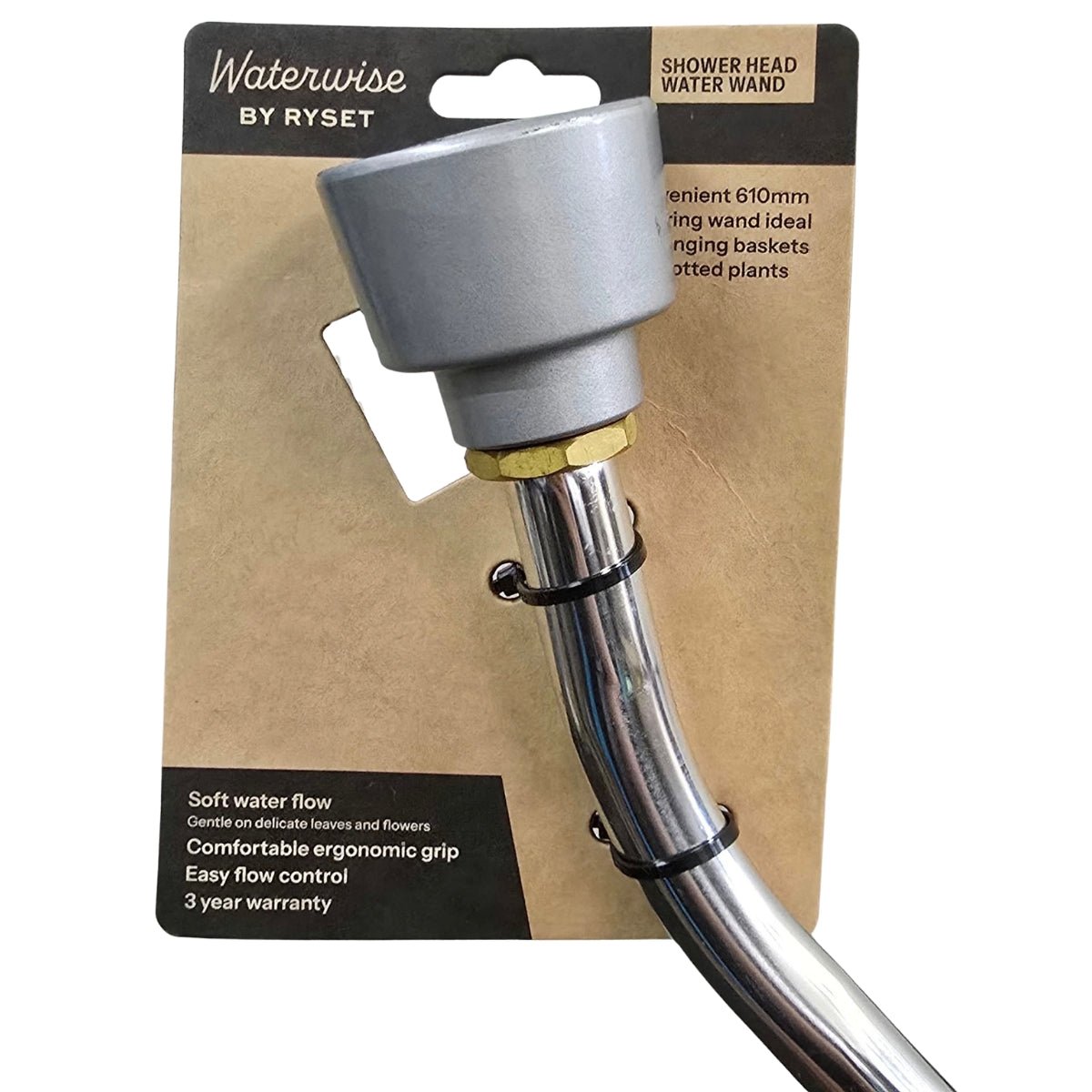 Waterwand 610mm | Silver Flip-Action Watering Wand - Oldboy&