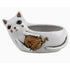 White Cat with Yarn Planter - Polyresin Retro Pot - Oldboy&