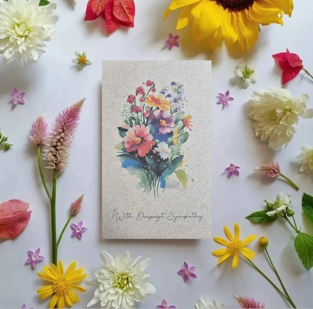 With Deepest Sympathy – Wildflower Seed Mix – A Thoughtful Tribute - Oldboy&