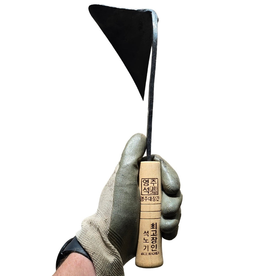 Youngju Traditional Korean Homi Medium GT497 | 30cm Hand-Forged Korean Garden Hoe with Hazel Wood Handle - Oldboy&