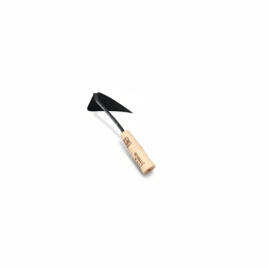 Youngju Traditional Korean Homi Medium GT497 | 30cm Hand - Forged Korean Garden Hoe with Hazel Wood Handle - Oldboy&