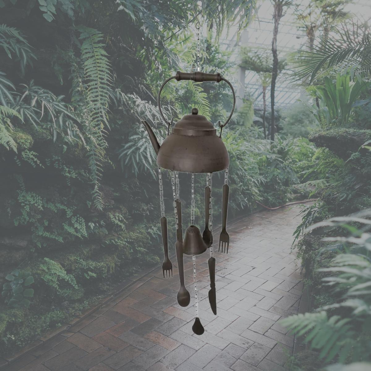 60cm Cast Iron Kettle Wind Chime - Oldboy&