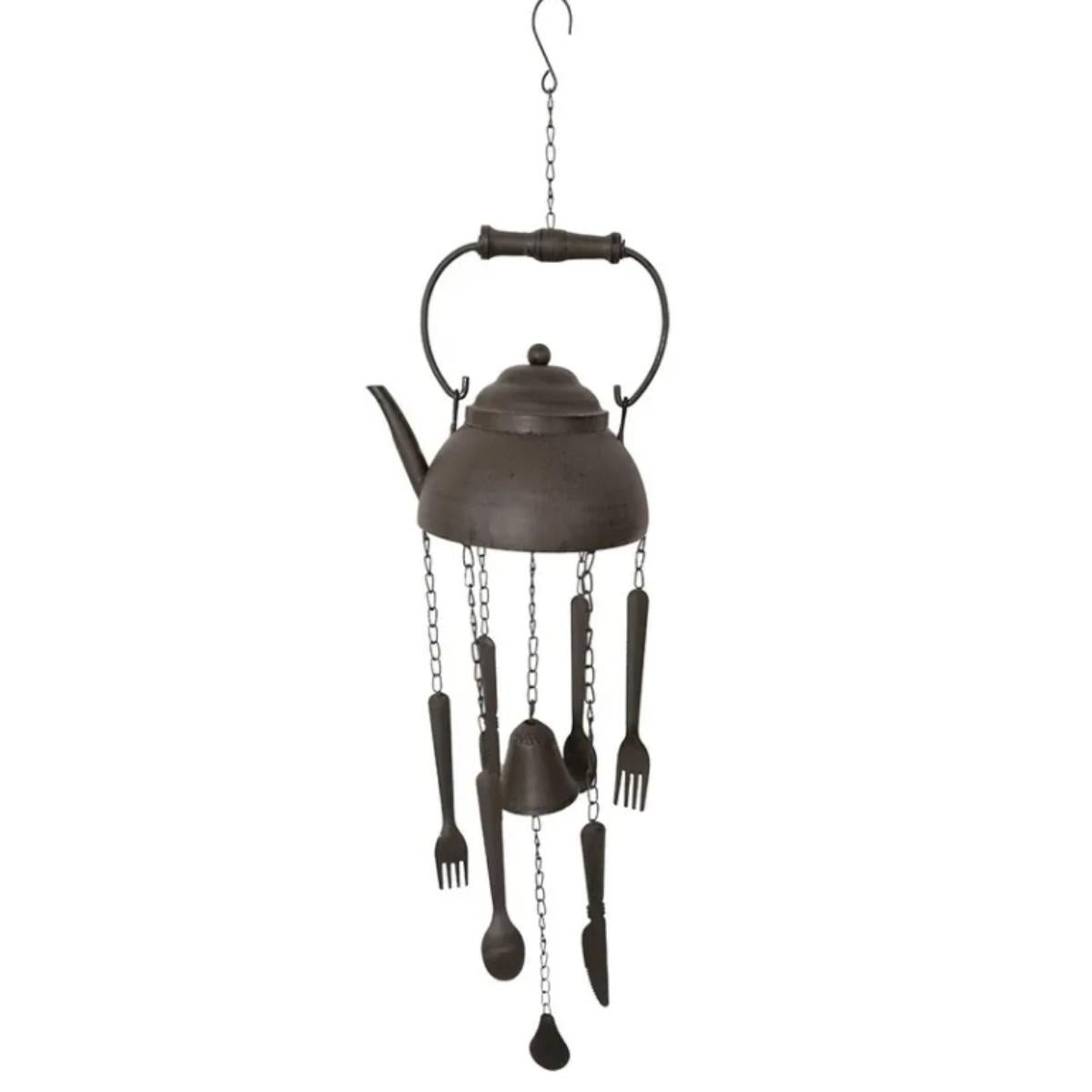 60cm Cast Iron Kettle Wind Chime - Oldboy&