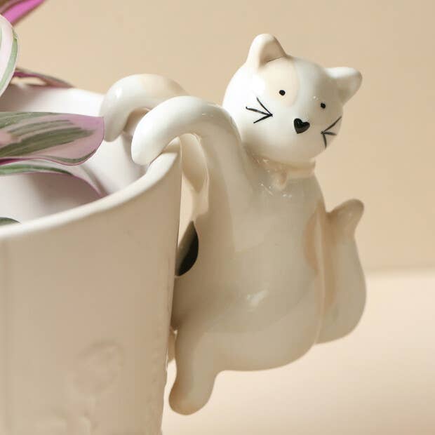 Ceramic Cat Planter Hanger - Oldboy&